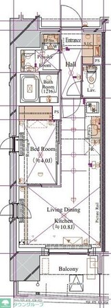ブランシエスタ浅草蔵前の物件間取画像